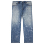 Beaded Wide Jeans - Dark Wash