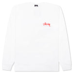 Beat Crazy L/S Tee - White