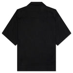Belted Officer S/S Shirt - Black