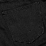Berry Wide Denim Short - Jet Black