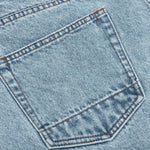 Berry Wide Denim Short - Washed Medium Blue