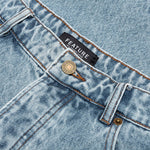 Berry Wide Denim Short - Washed Medium Blue