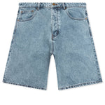 Berry Wide Denim Short - Washed Medium Blue