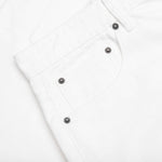 Berry Wide Denim Short - Washed White