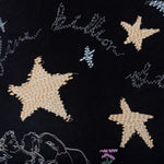 Billion Star T-Shirt - Worn Black