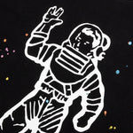 BB Astro Splattered S/S Knit - Black