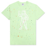 BB Astro Splattered S/S Knit - Patina Green
