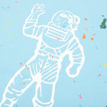 BB Astro Splattered S/S Knit - Sky Blue