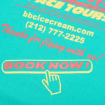BB Space Tours S/S Tee - Bright Aqua