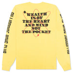 BB Wealth L/S Tee - Yellow Cream
