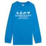Kids BB Beach Club L/S Knit - Blue Aster