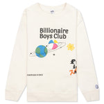 Kid's BB Somewhere In Space Crew - Whisper White