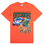 Outdoor S/S Knit - Red Orange