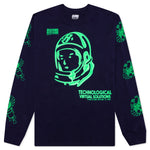 BB Systematic L/S Tee - Evening Blue