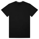 Wrapped S/S Knit Tee - Black