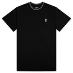 Wrapped S/S Knit Tee - Black