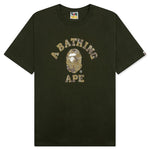 Bitmap College Tee - Olive Drab