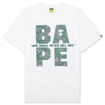 Bitmap Logo Tee - White