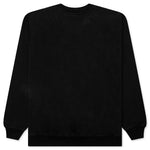 Blob Logo Crew Neck Sweatshirt - Washed Black
