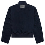 Cotton Canvas Blouson - Navy