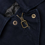 Cotton Canvas Blouson - Navy