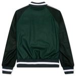 College Varsity Wool Jacket - Dark Green