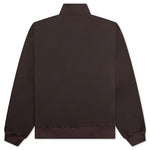 Bonded Nylon Bomber Jacket - Brown