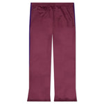 Boot-Cut Track Pant Poly Smooth - Wine