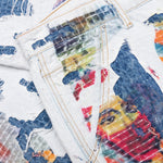 Boro Stitched Double Knee Pant - Multi
