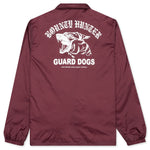 Guard Dogs Coach Jacket - Burgundy