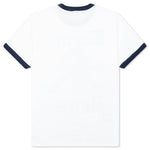 Old Skull Trim Tee - White/Navy