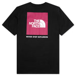 Box Never Stop Exploring S/S Tee - Black/Pink