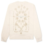 Boxy Fit Tarot Long Sleeve T-Shirt - Ivory