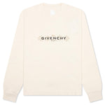 Boxy Fit Tarot Long Sleeve T-Shirt - Ivory