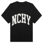 College Boxy Fit T-Shirt - Black