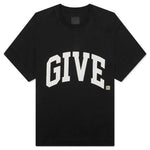 College Boxy Fit T-Shirt - Black