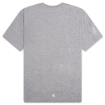 GVCY Floral Printed Crewneck T-Shirt - Light Grey Melange