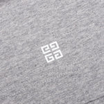 GVCY Floral Printed Crewneck T-Shirt - Light Grey Melange