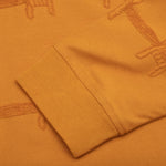 Barbed Wire Burnout L/S Tee - Orange