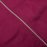 Collegiate Zip Up Hoodie - Maroon