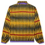 Configuration Printed Sherpa Full Zip Jacket - Mustard/Multi