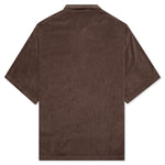 Half Zip Racing Shirt - Brown