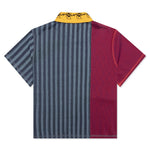 Jacquard Collar Paneled Polo - Multi