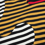 Organic Paneled Stripe Shirt - Navy