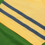 Paneled Football Mesh Shirt - Yellow