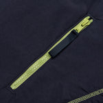 Paneled Sherpa Full Zip Jacket - Lime