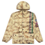 Hooded Corduroy Racing Jacket - Cream