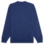 Relaxed Cat Crewneck - Washed Navy