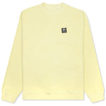 Reverse Fleece Crewneck Sweatshirt - Yellow
