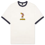 S/S Ringer Tee - White